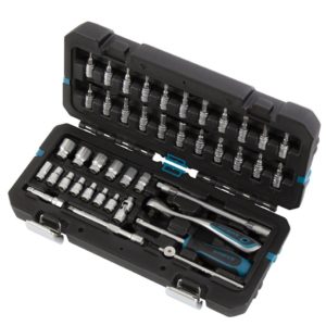 Набор инструментов 42 предмета, 120 зубьев, CrV, 1/4" Gross